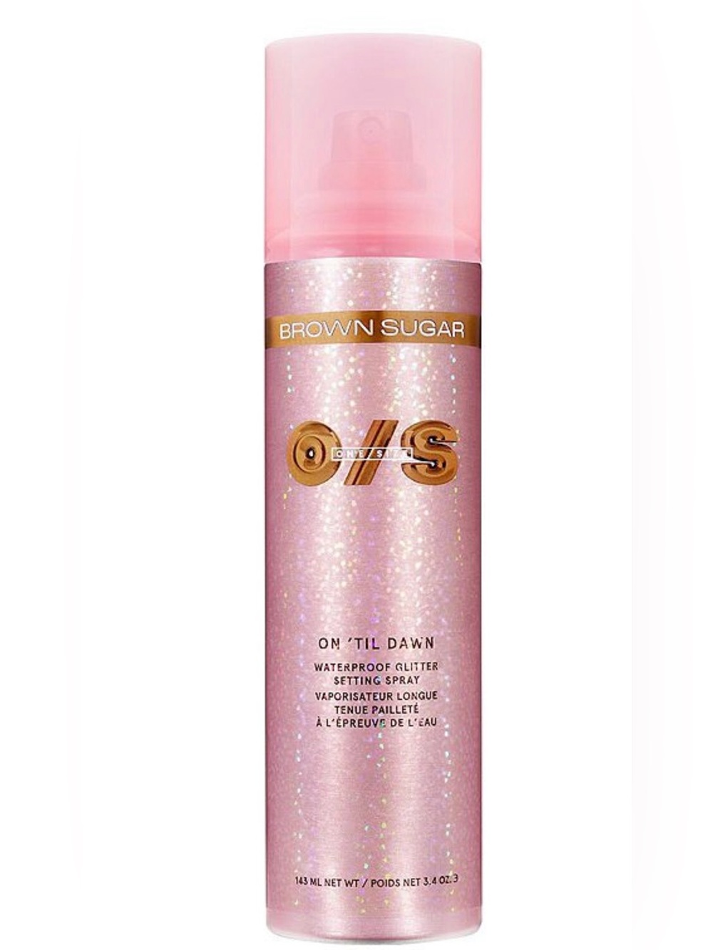 ONE/SIZE Brown Sugar On 'Til Dawn Waterproof Glitter Setting Spray